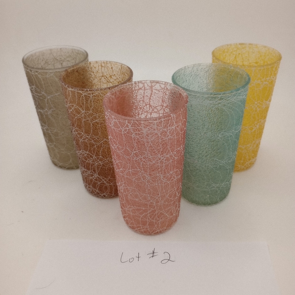 Vintage Spaghetti String Glasses MCM